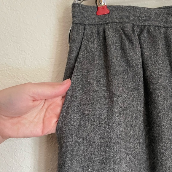 Bundle of 3 Vintage A-Line Skirts | Dark Academia | Neutral Brown, Tan, Grey - Picture 7 of 15